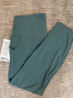 Lululemon Align High-Waist Athletic Crop  Leggings in Soft Green 25” size 14